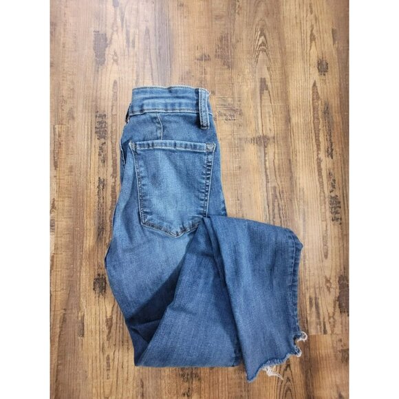 FREE PEOPLE  Jeans with distressed eg cuffs and front seam Size W27R - Picture 13 of 13